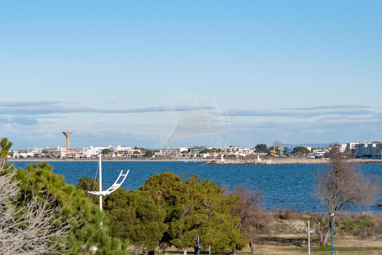 As9557 - Studio Vue Sur La Mer Avec Parking Prive Proche Centre Ville Le Grau-du-Roi Luaran gambar
